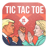 Trump Vs Hillary Tic Tac toe icon