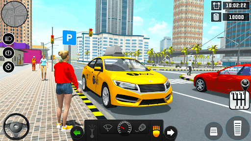 Mobile Taxi Driving Taxi Game apkdebit screenshots 1
