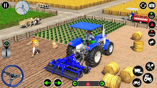 game pertanian traktor modern