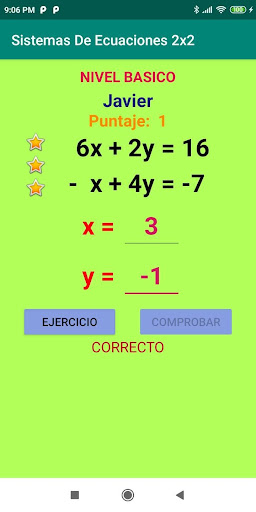 Sistema De Ecuaciones 2x2 Screen 3