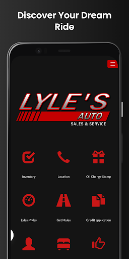 Android application Lyles Auto screenshort