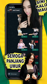 Screenshot 27 Stiker Cewek Cantik WASticker android