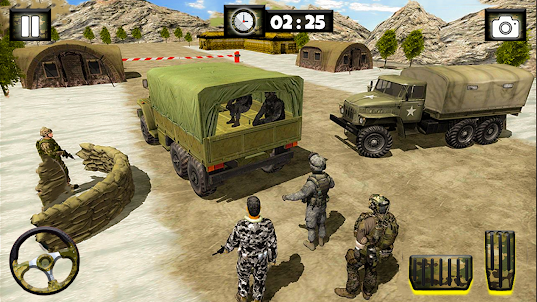US Army Truck Drive 3D