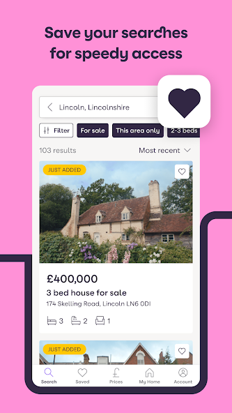 Zoopla homes to buy & rent banner