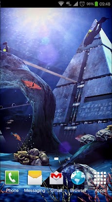 Atlantis 3D Pro Live Wallpaperのおすすめ画像1