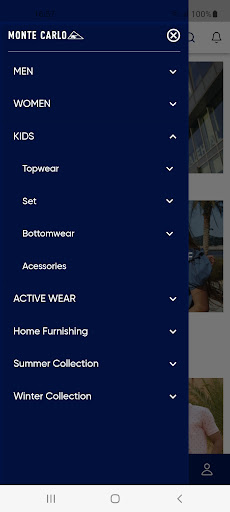 Monte Carlo - Online Shop Screen 3