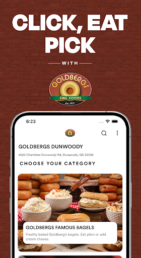 Screenshot of Goldbergs Fine Foods