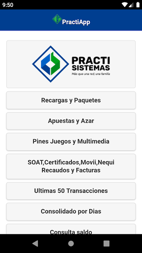 PractiApp Screen 2