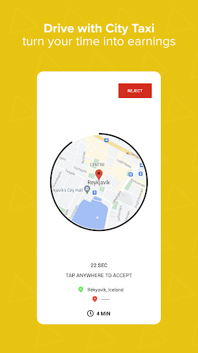 Android application CityTaxi Driver screenshort