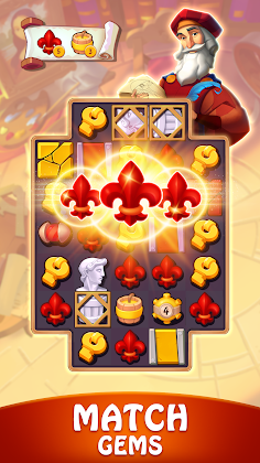 Da Vinci Legends™ Match-3 Game - Screenshot 1