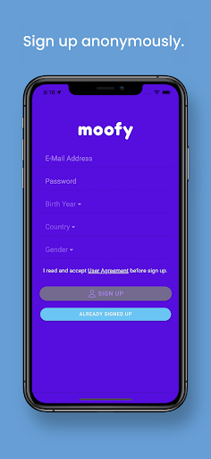 Moofy Mood Journal Screen 2