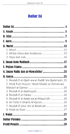 Biografi Imam Malik Screen 2