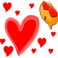 Emoji любовь плюс