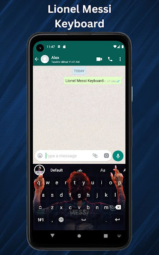 Android application Lionel Messi Keyboard screenshort
