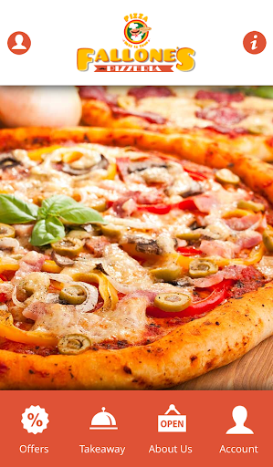 Android application Fallone's Pizza screenshort