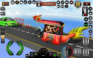 Bicycle Rickshaw Driving Games - Screenshot 2