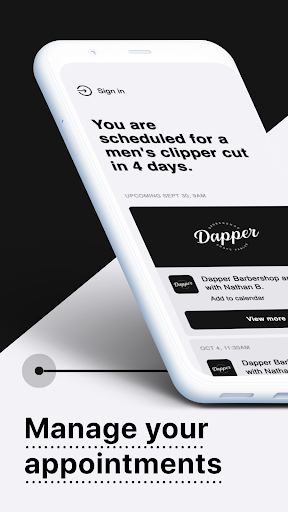 Dapper Barbershop Screen 3
