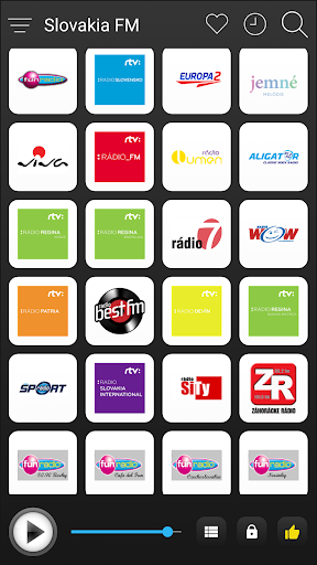 Android application Slovakia Radio FM AM Music screenshort