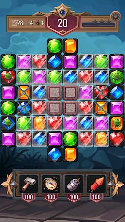Game screenshot Diamond Dungeon Match 3 Games mod apk