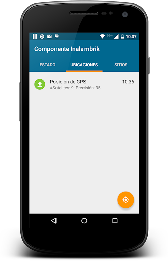 Android application Localizador Móvil screenshort