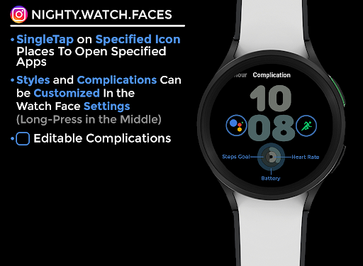 Nighty Digital 17 - watch face screenshot 5