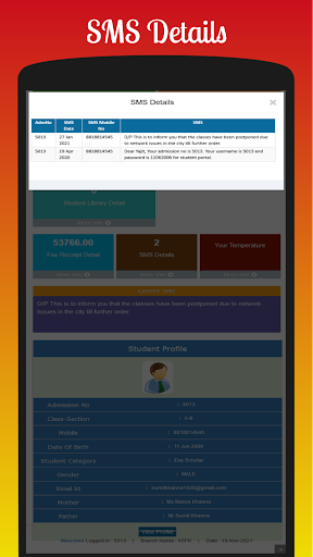 Vspk International School Screen 3
