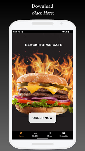Android application Black Horse Cafe Bistro screenshort