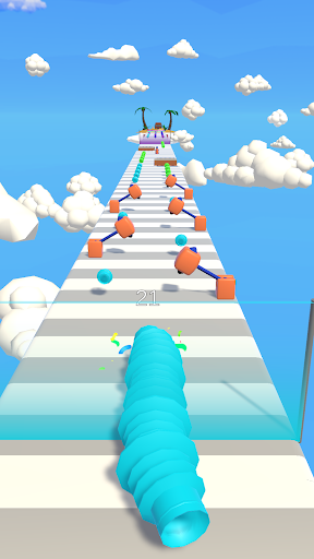 Android application Pop Tube Run screenshort