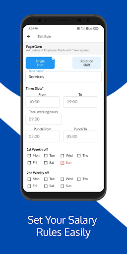 PagarGuru Attendance & Payroll Screen 2
