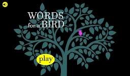 screenshot of Words for a bird