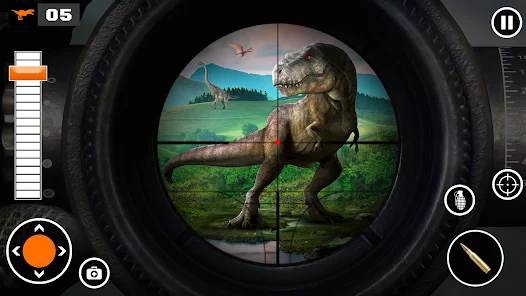 Dinosaur Shooting Games 3D for Android - Free App Download