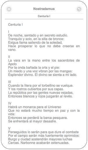 Profecias de Nostradamus Screen 3