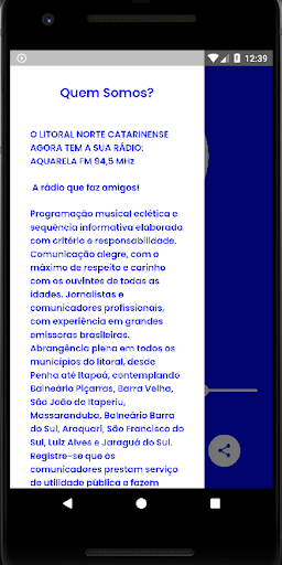 Aquarela FM Screen 2
