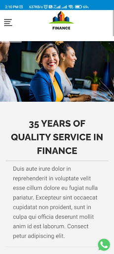 Android application Finance screenshort