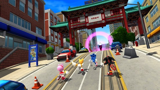 ภาพหน้าจอของ Sonic Forces Running Battles