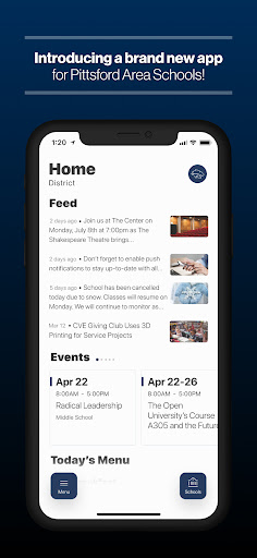 Android application Pittsford Area Schools screenshort