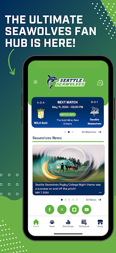Android application Seattle Seawolves screenshort