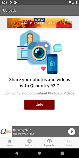Qcountry 92.7 Screen 3