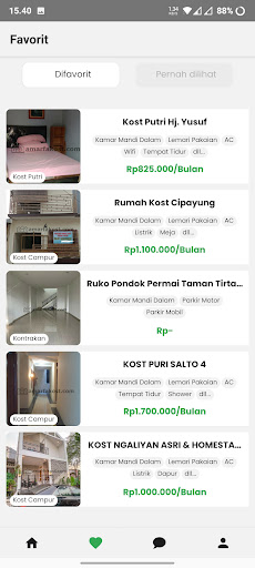 Amarfa Kost Screen 2