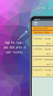 Time Calculator : Timesheet work hours tracker