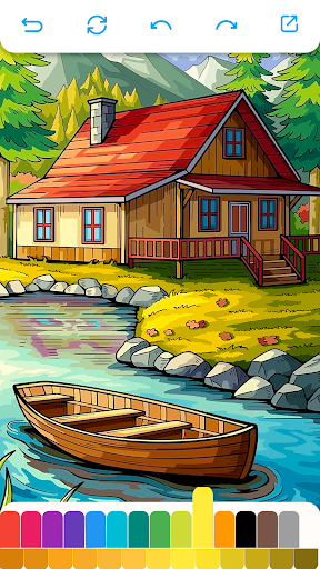 Screenshot of Coloring Book For Relaxation