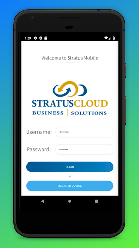 Android application StratusMobile screenshort
