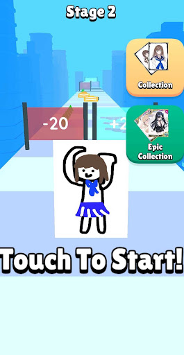 Android application Card Run : Anime Evolution screenshort