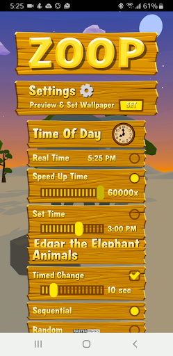 ZOOP 3D Animal Live Wallpaper Screen 2