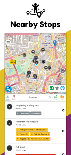 Boston Transit RT (MBTA) Screen 2