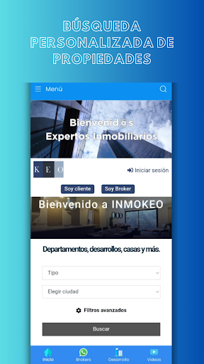 KEO Inmuebles Screen 2