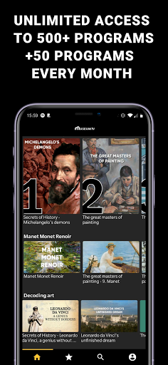 Museum TV (on Android TV) Screen 3