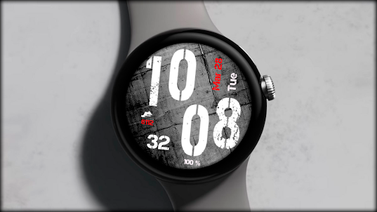 Digital Sport RAGGED Watchface