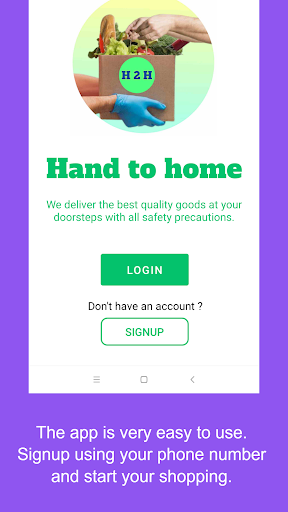 Hand to home Screen 2