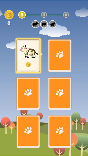 The Pets Pair Up Memory Game Screen 2